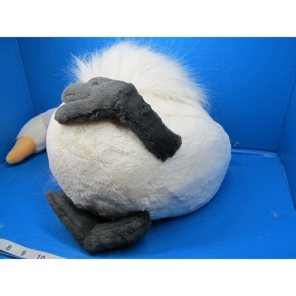 Jellycat PETITE Fuzzy White SOLANGE SWAN (Retired) 19” Plush Stuffed Animal - Picture 12 of 12